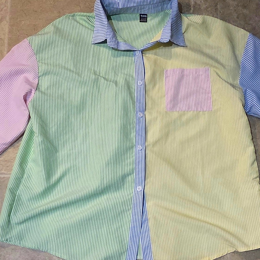 Multicolor Striped Shirt - Picture 2 of 7
